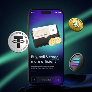 Coral Fundics trading platform displayed on a mobile phone